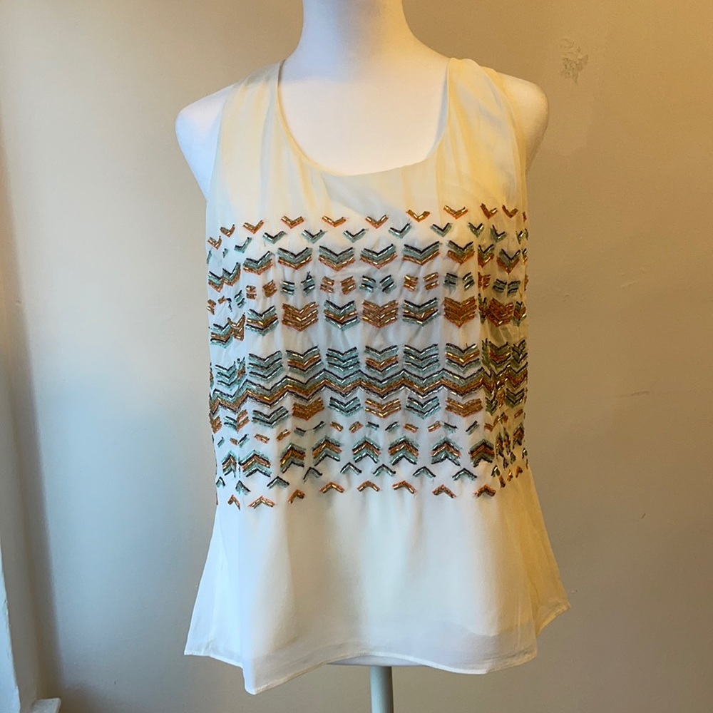 NWT Greylin Beaded Tank Top